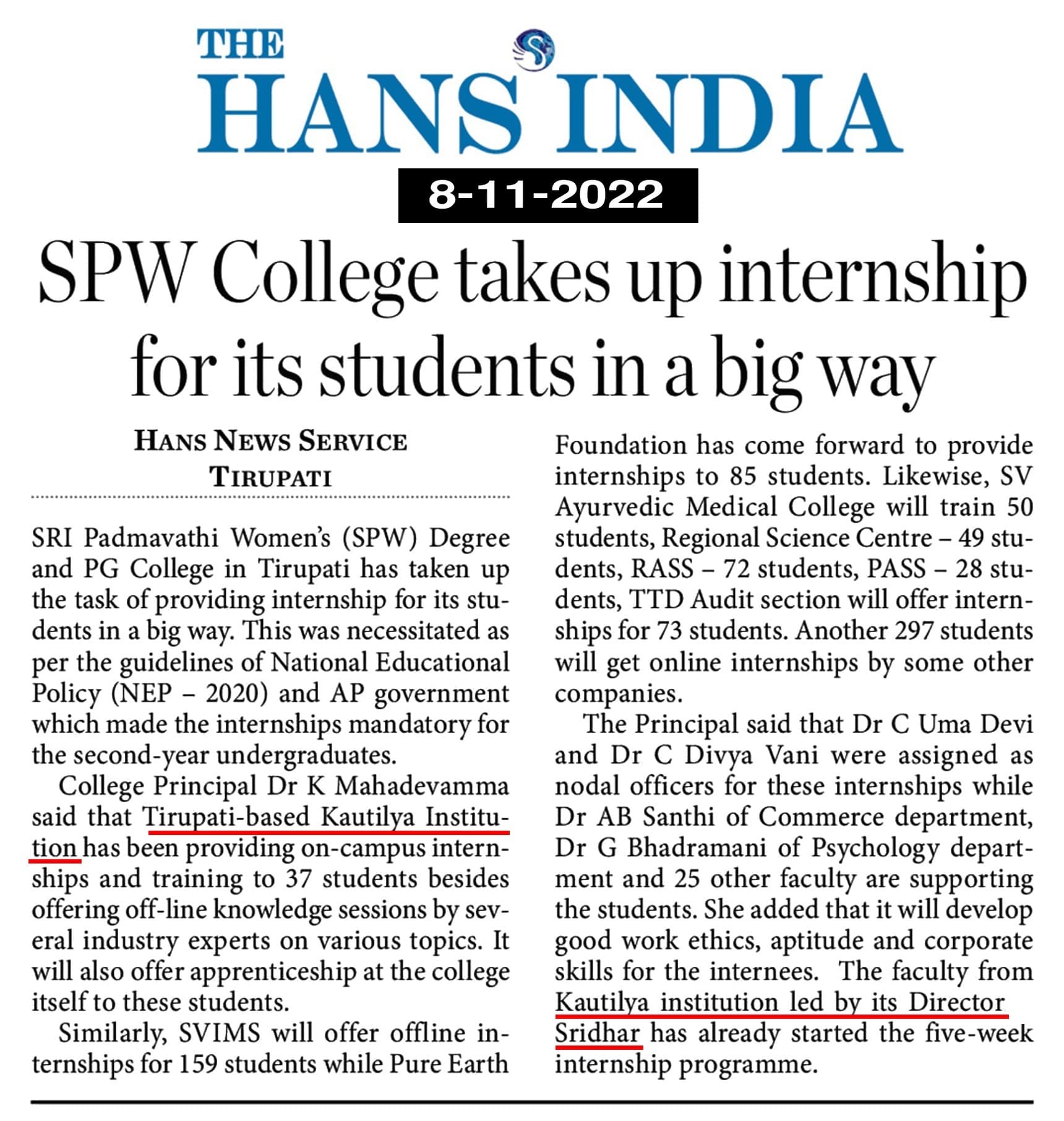 Internship activity 2